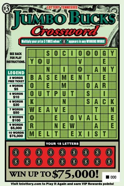 Jumbo Bucks Crossword #856