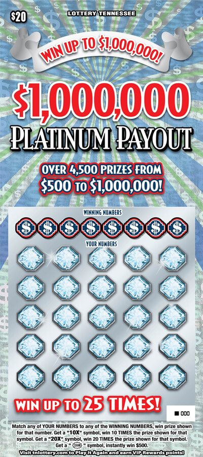 $1,000,000 Platinum Payout #721