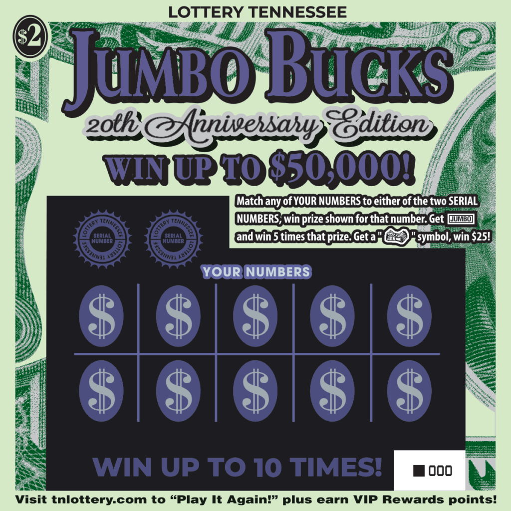 Jumbo Bucks 20th Anniversary Edition #1249